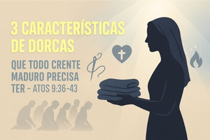 3 características de Dorcas que todo crente maduro precisa ter — você já desenvolveu alguma? – Atos 9:36-43
