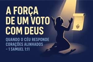 A Força de Um Voto com Deus – Quando o Céu Responde Corações Alinhados – 1 Samuel 1:11