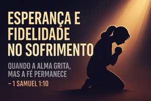 Esperança e Fidelidade no Sofrimento – Quando a Alma Grita, Mas a Fé Permanece – 1 Samuel 1:10
