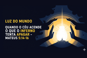 Luz do Mundo: Quando o Céu Acende o Que o Inferno Tenta Apagar  – Mateus 5:14-16