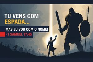 Tu Vens com Espada… Mas Eu Vou com o Nome! 1 Samuel 17:45