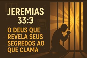 O Deus que Revela Seus Segredos ao que Clama – Jeremias 33:3