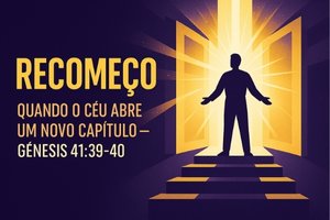 Recomeço: Quando o Céu Abre um Novo Capítulo – Gênesis 41:39-40