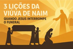 3 LIÇÕES DA VIÚVA DE NAIM – QUANDO JESUS INTERROMPE O FUNERAL – Lucas 7:11–17
