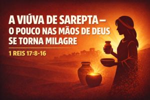 A Viúva de Sarepta – O Pouco nas Mãos de Deus se Torna Milagre – 1 Reis 17:8-16