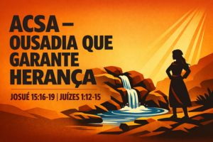 Acsa – Ousadia que Garante Herança – Josué 15:16-19 | Juízes 1:12-15