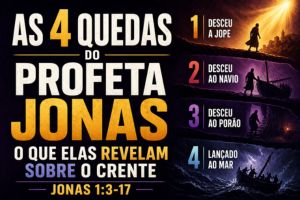 As 4 Quedas do Profeta Jonas. E o Que Elas Revelam Sobre o Crente – Jonas 1:3-17