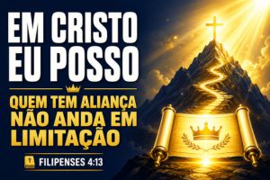 Em Cristo Eu Posso: Quem Tem Aliança Não Anda Em Limitação – Filipenses 4:13