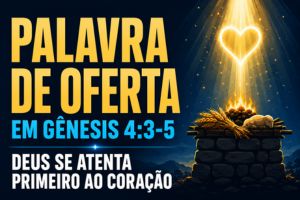 Palavra de Oferta em Gênesis 4:3-5 – Deus se Atenta Primeiro ao Coração