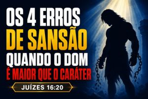 Os 4 Erros de Sansão – Quando o Dom é Maior que o Caráter – Juízes 16:20
