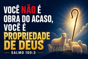 Você Não é Obra do Acaso, Você é Propriedade de Deus – Salmo 100:3